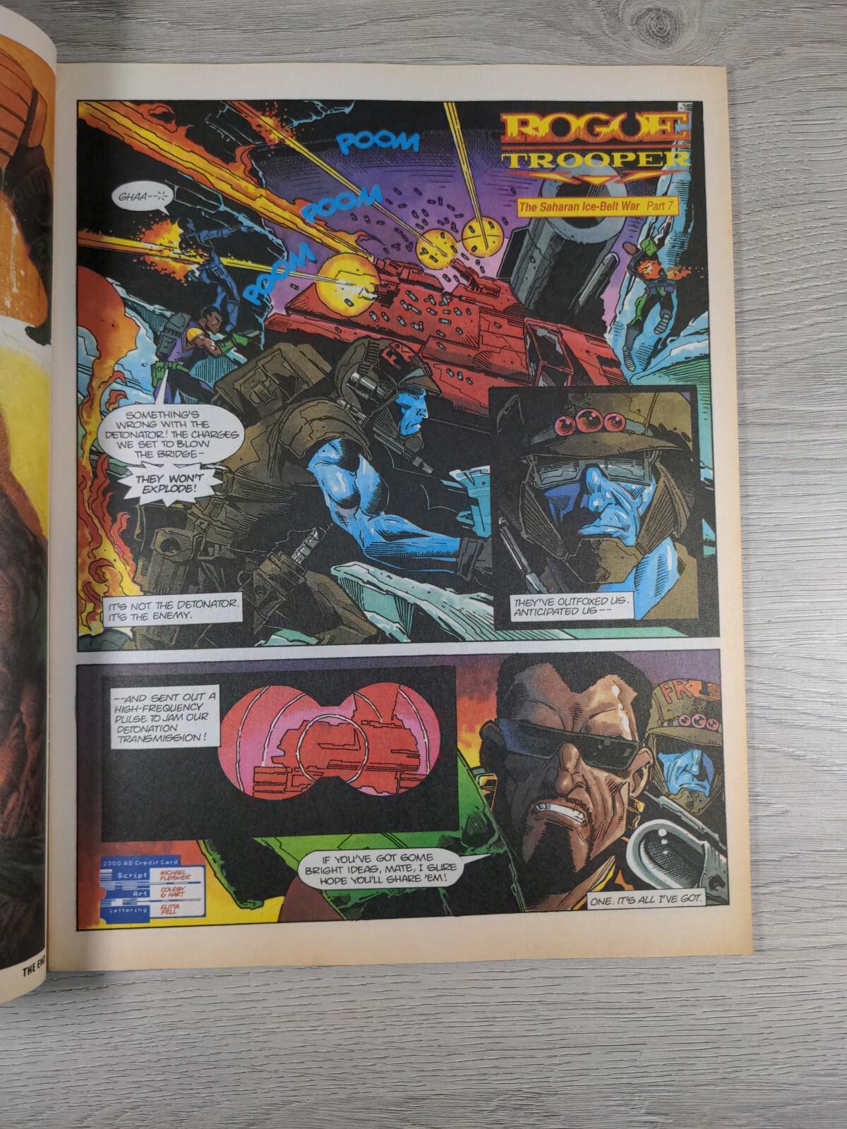 2000AD Featuring Judge Dredd Prog 736 June 1991 Vintage Comic - Retrorama UK