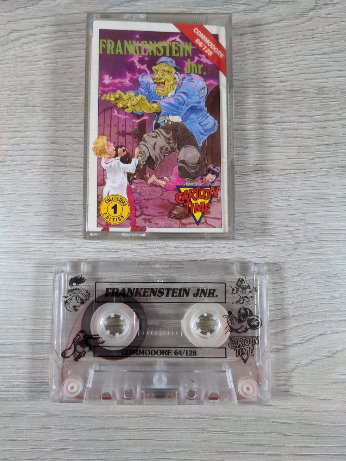 Frankenstein Jnr. Commodore 64 C64 Game Cassette Tested & Working - Retrorama UK