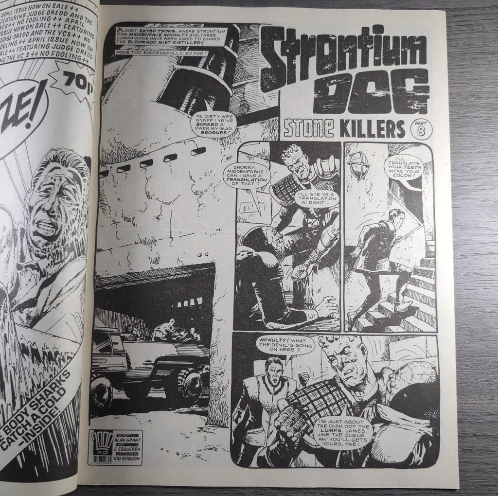 2000AD Prog 567 Featuring Judge Dredd 26th March 1988 Vintage Comic