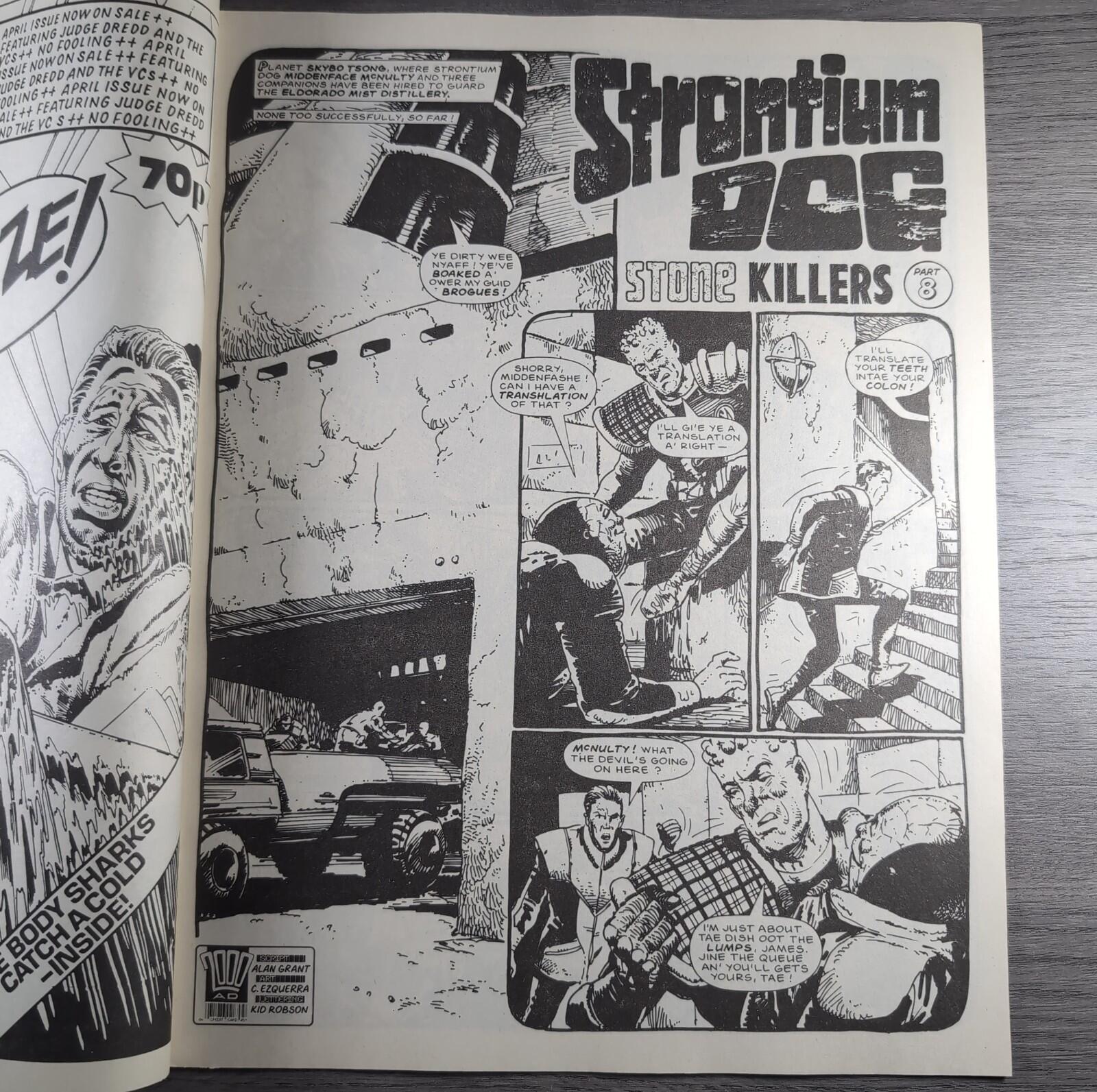 2000AD Prog 567 Featuring Judge Dredd 26th March 1988 Vintage Comic