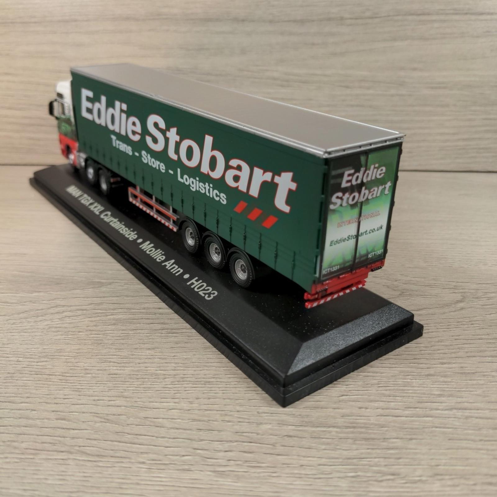 Atlas Editions Eddie Stobart Man TGX XXL Curtainside Mollie Ann H023 1:76 Scale