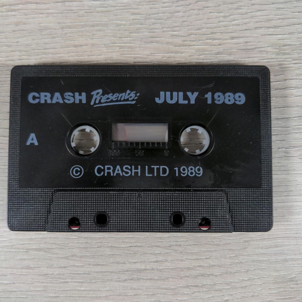 Crash Presents July 1989 ZX Spectrum 48K 128K  Game Cassette Tested & Working