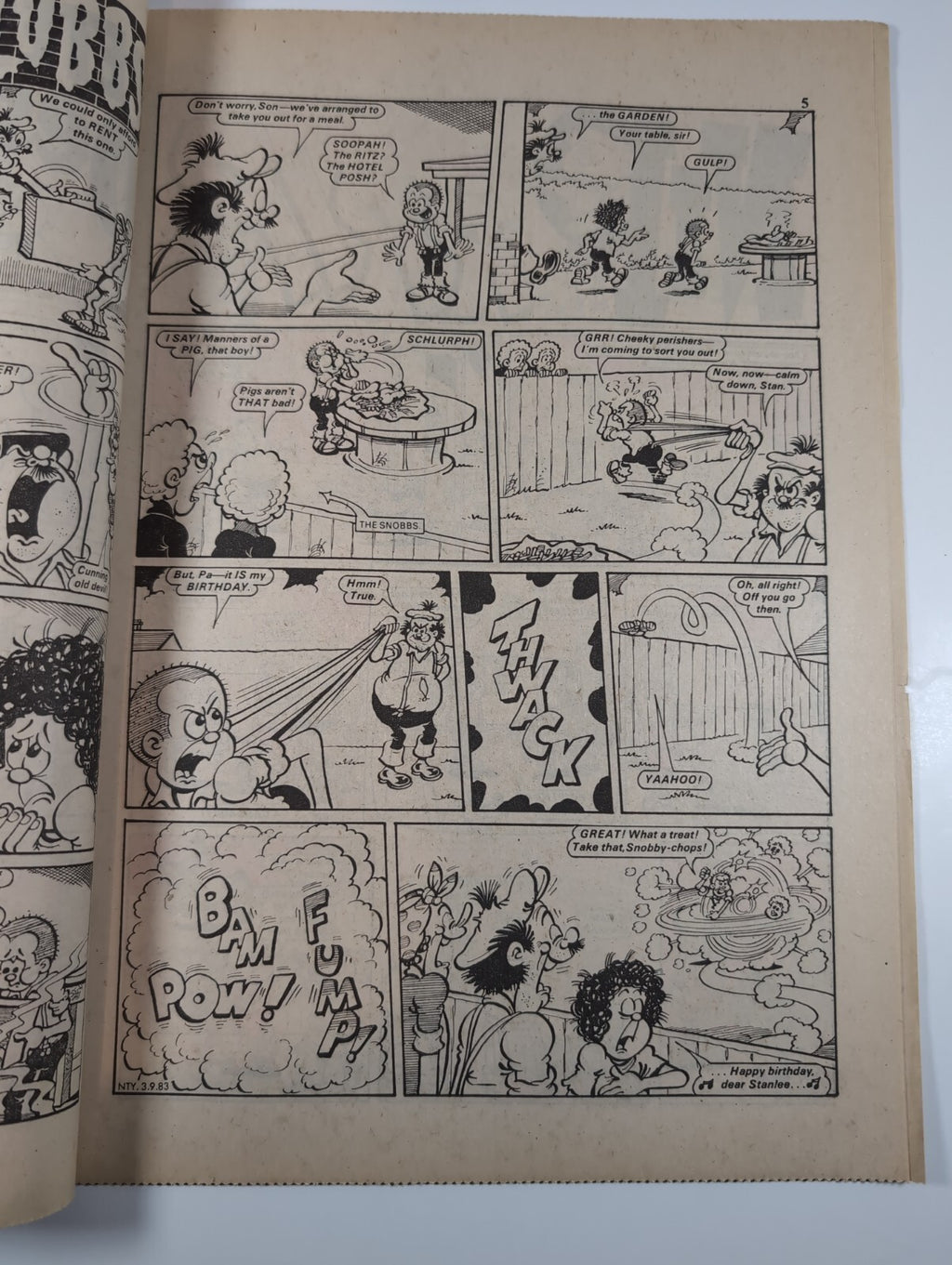 Nutty Comic Featuring Bananaman Issue No. 186 Sept 3rd 1983 Vintage Retro Comic