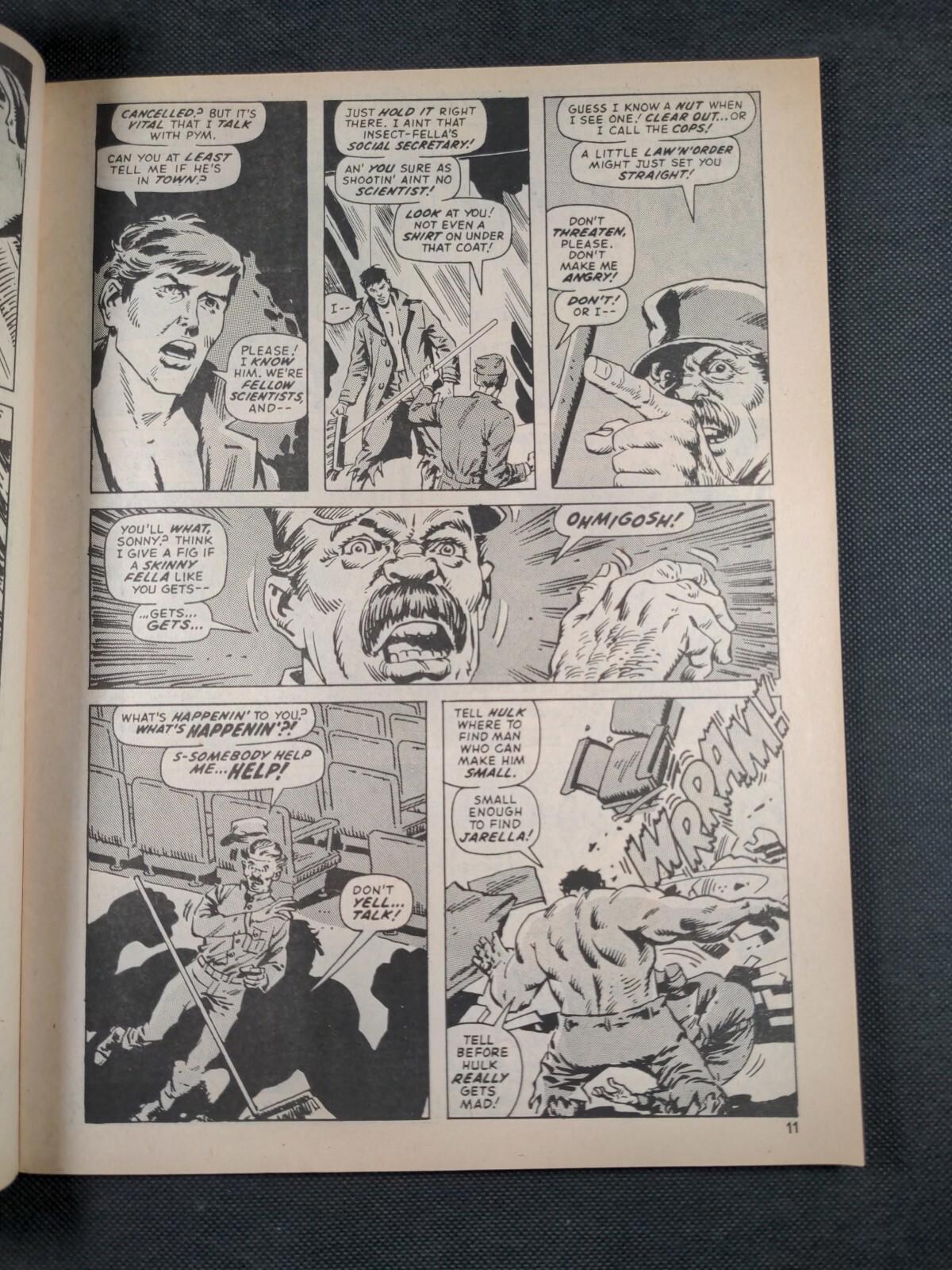 Mighty World of Marvel Comic Issue No 133 April 1975 Marvel UK Vintage Comic