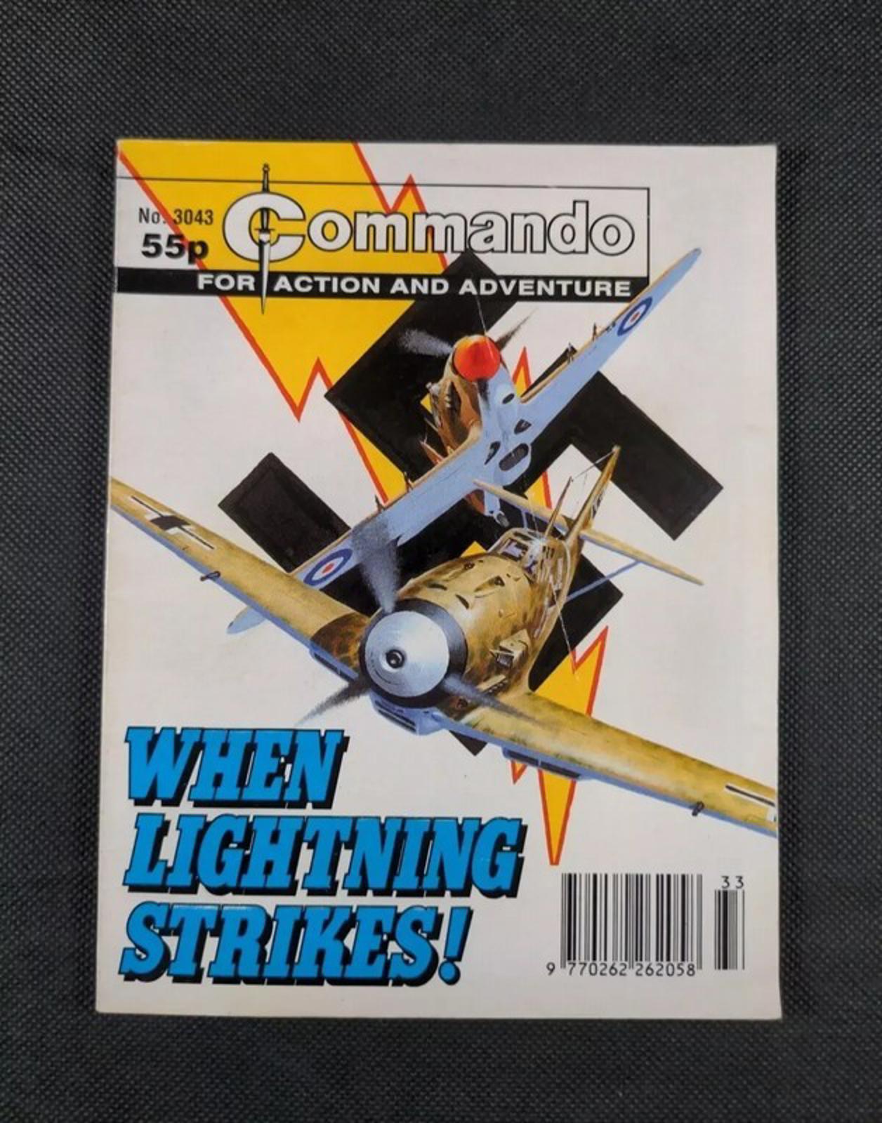 Commando Comic Issue Number 3043 When Lightning Strikes! - Retrorama UK