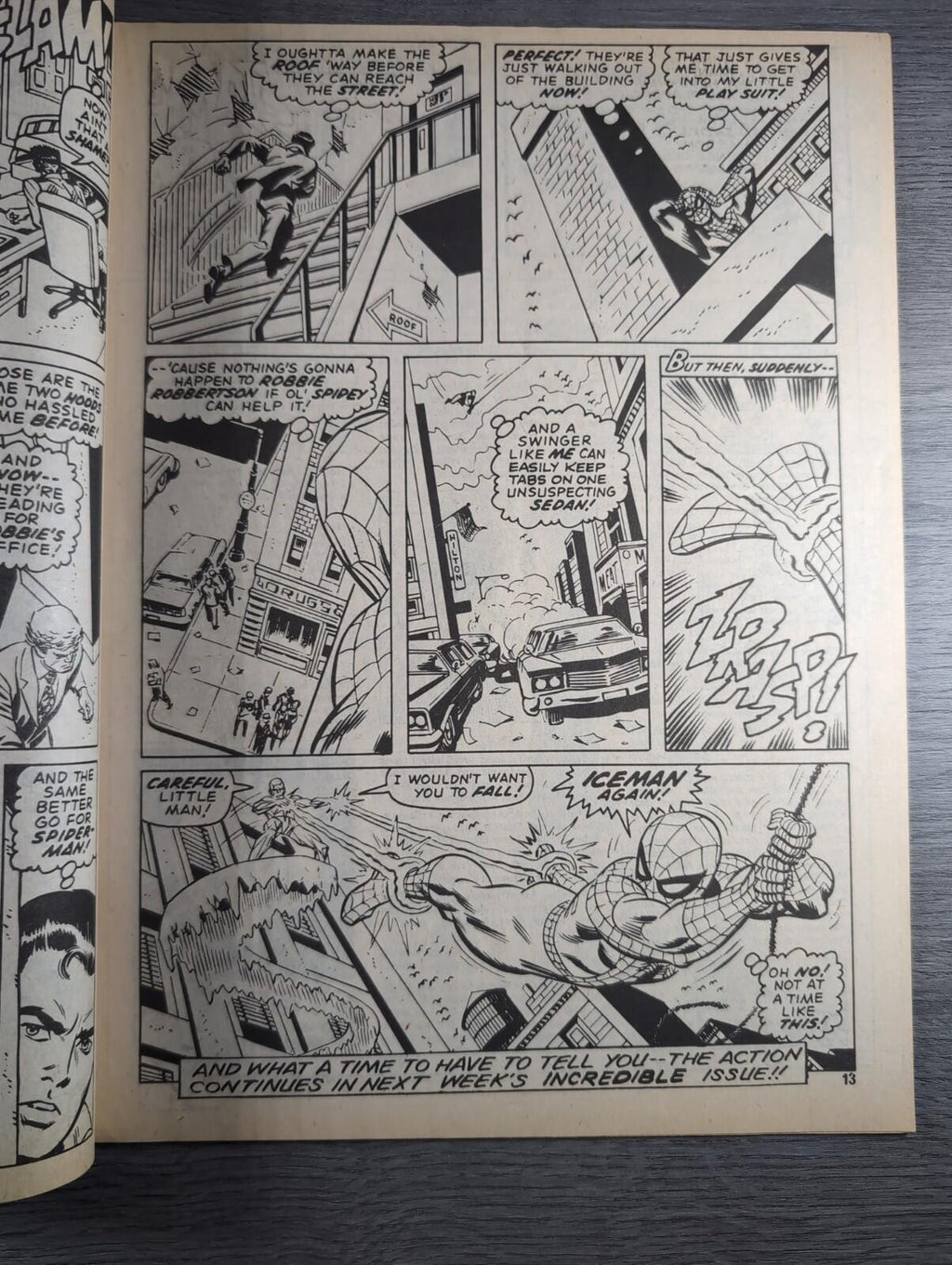 Spider-Man Comics Weekly No 121 Marvel Comics UK 7th June 1975 Vintage Comic