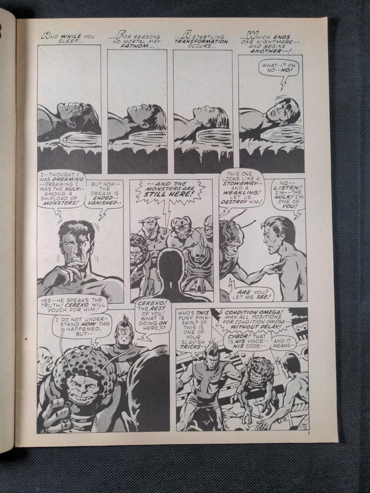 Mighty World of Marvel Issue 104 September 1974 Vintage Marvel UK Comic
