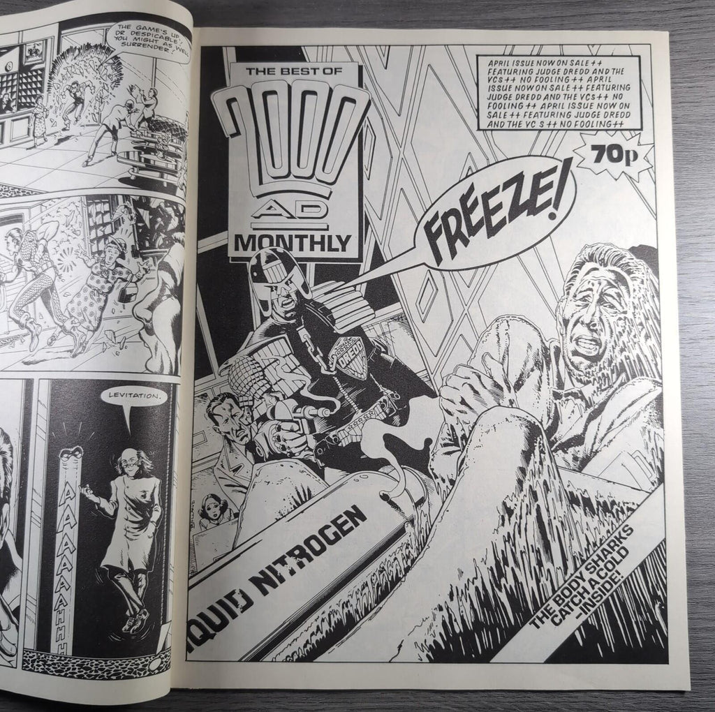 2000AD Prog 569 Featuring Judge Dredd 9th April 1988 Vintage Comic