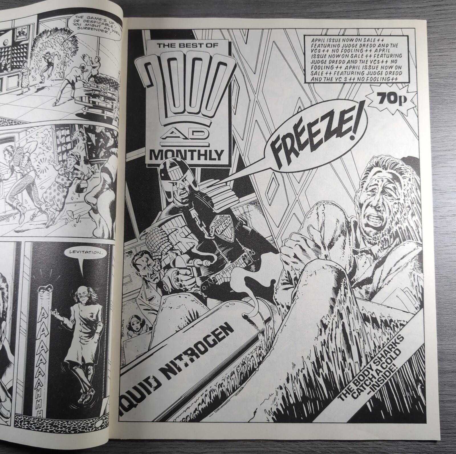2000AD Prog 569 Featuring Judge Dredd 9th April 1988 Vintage Comic