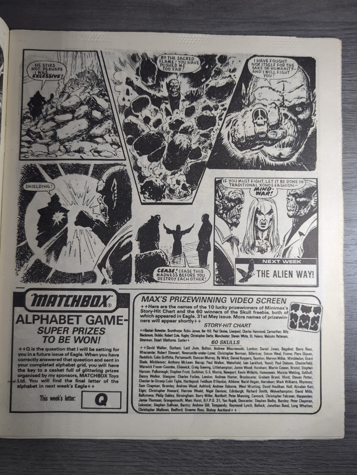 Eagle Comic Issue No. 247 13th December 1986 Vintage Retro UK Comic