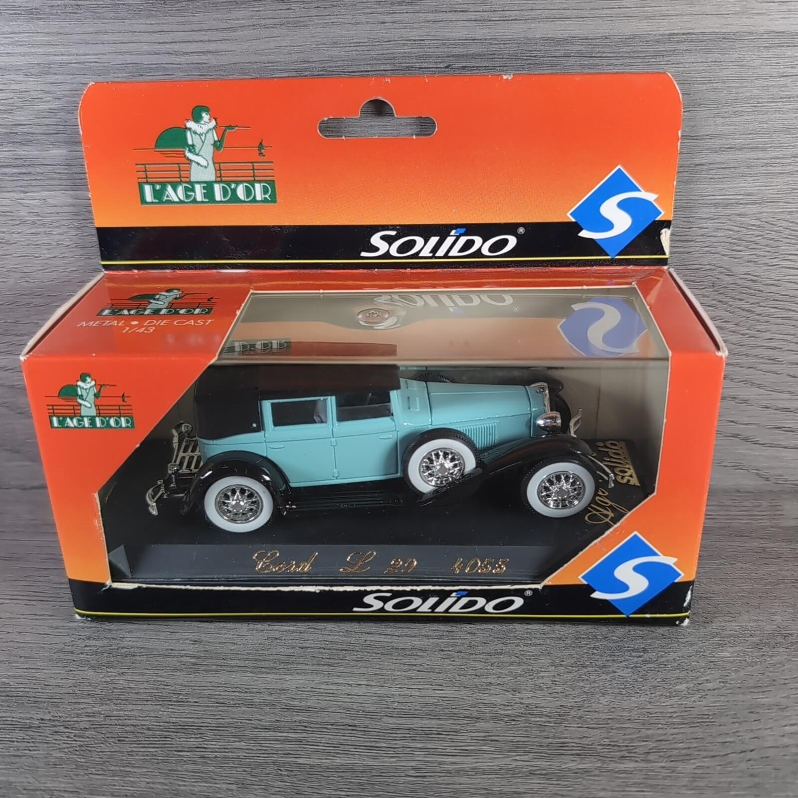 Solido Cord L 29 4055  1:43 Scale Diecast Model Car