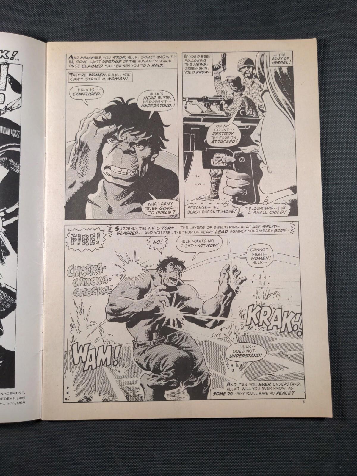 Mighty World of Marvel Issue No 121 January 1975 Marvel UK Vintage Comic