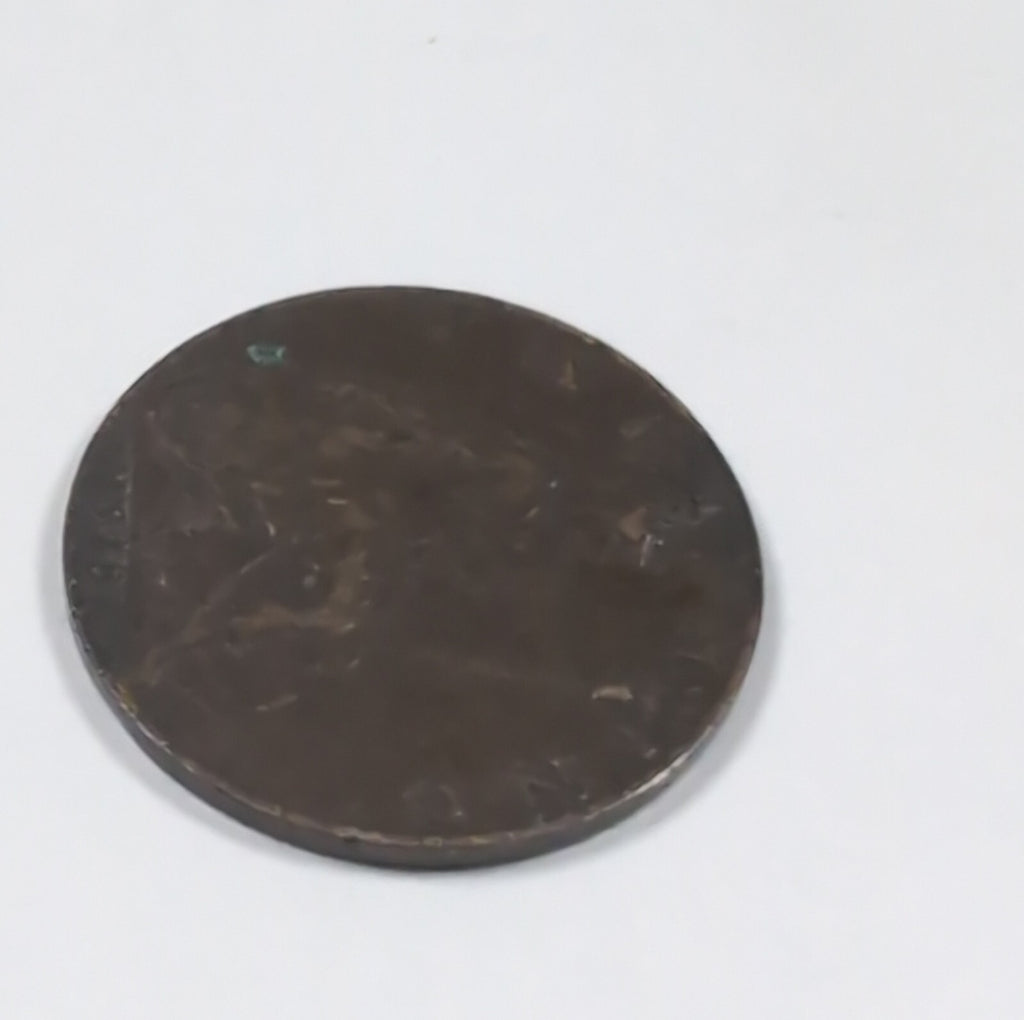 1918 King George V Farthing Coin Good Condition Vintage UK Coin