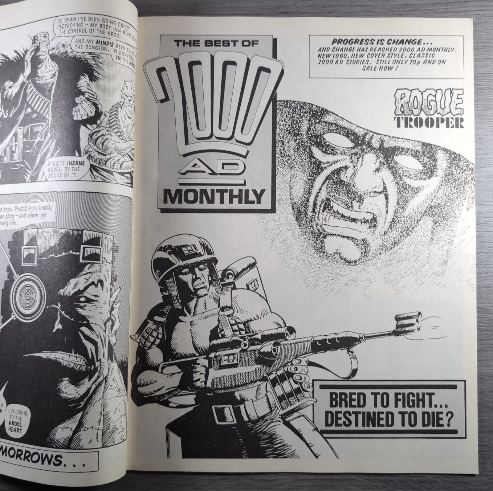 2000AD Prog 556 Featuring Judge Dredd 9th January 1988 Vintage Comic