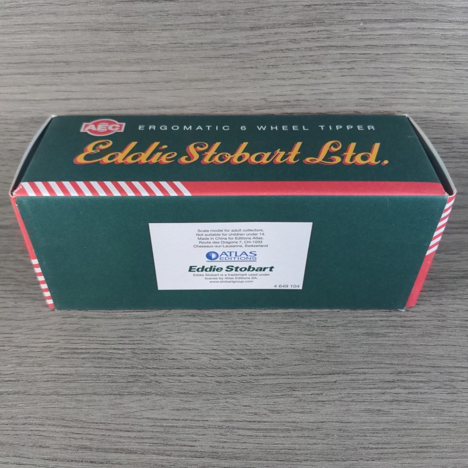 Atlas Editions Eddie Stobart ACE Ergomatic 6 Wheel Tipper 1:76 Scale Die-Cast