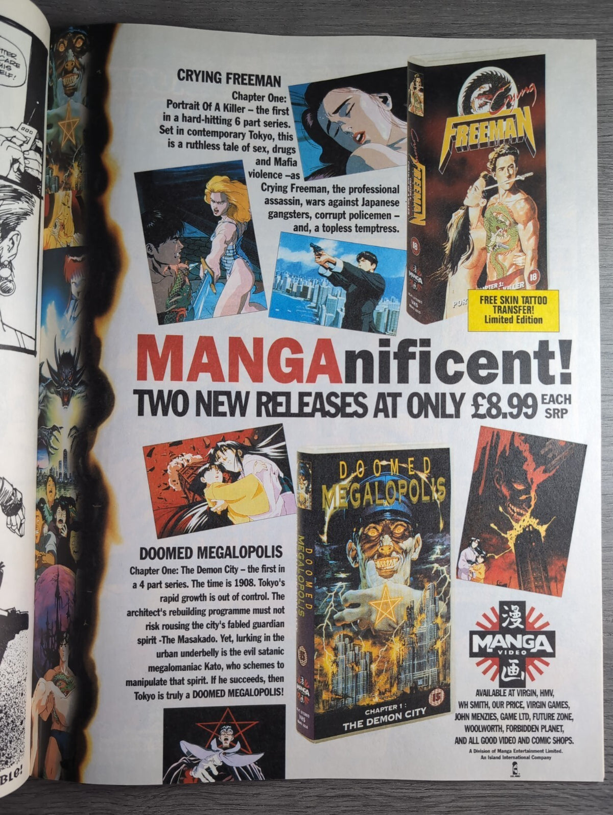 2000AD Prog 847 Featuring Judge Dredd Comic 7th Aug 1993 Vintage Retro Comic