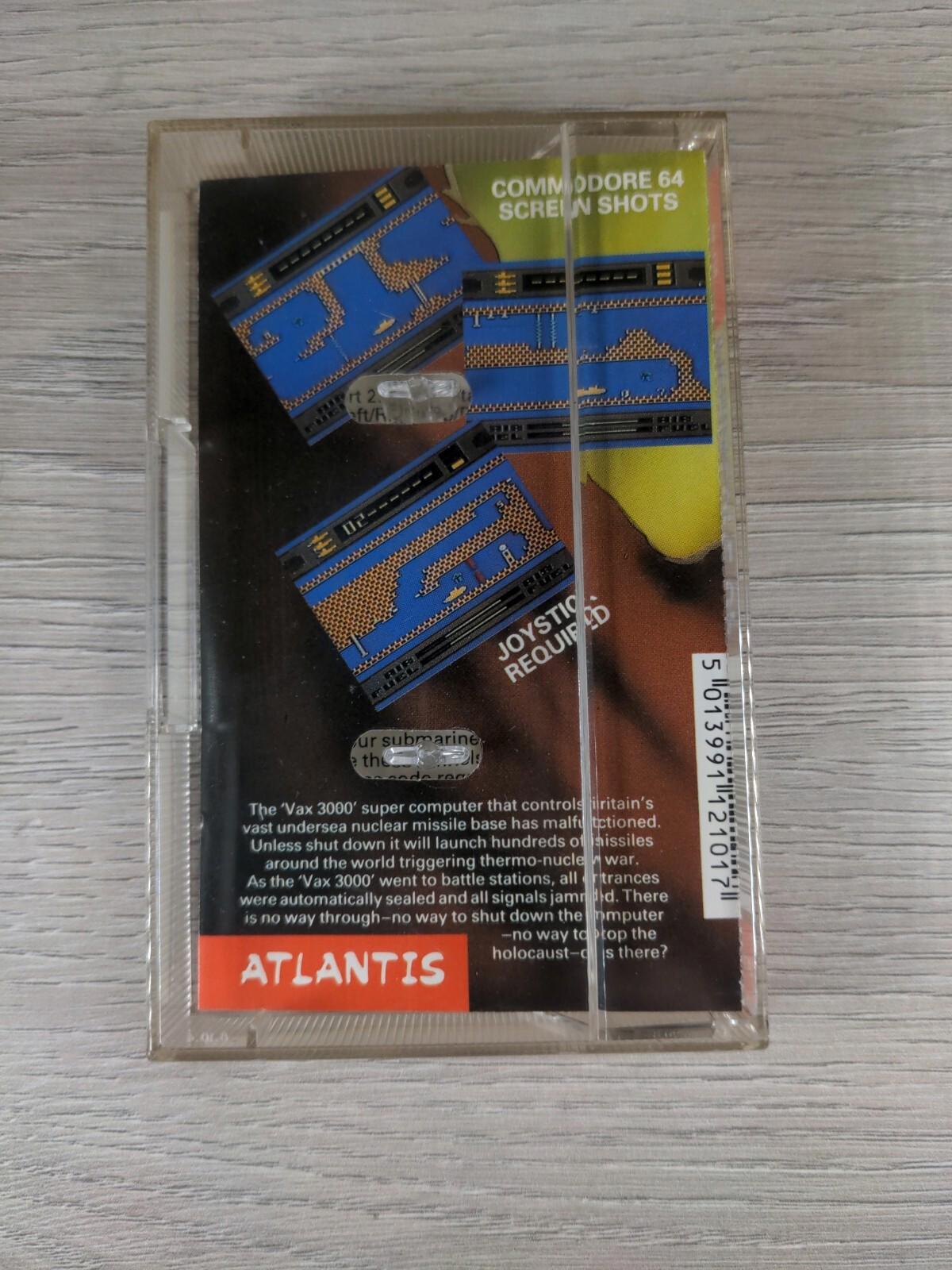Periscope Up Commodore 64 C64 Game Cassette Tested & Working