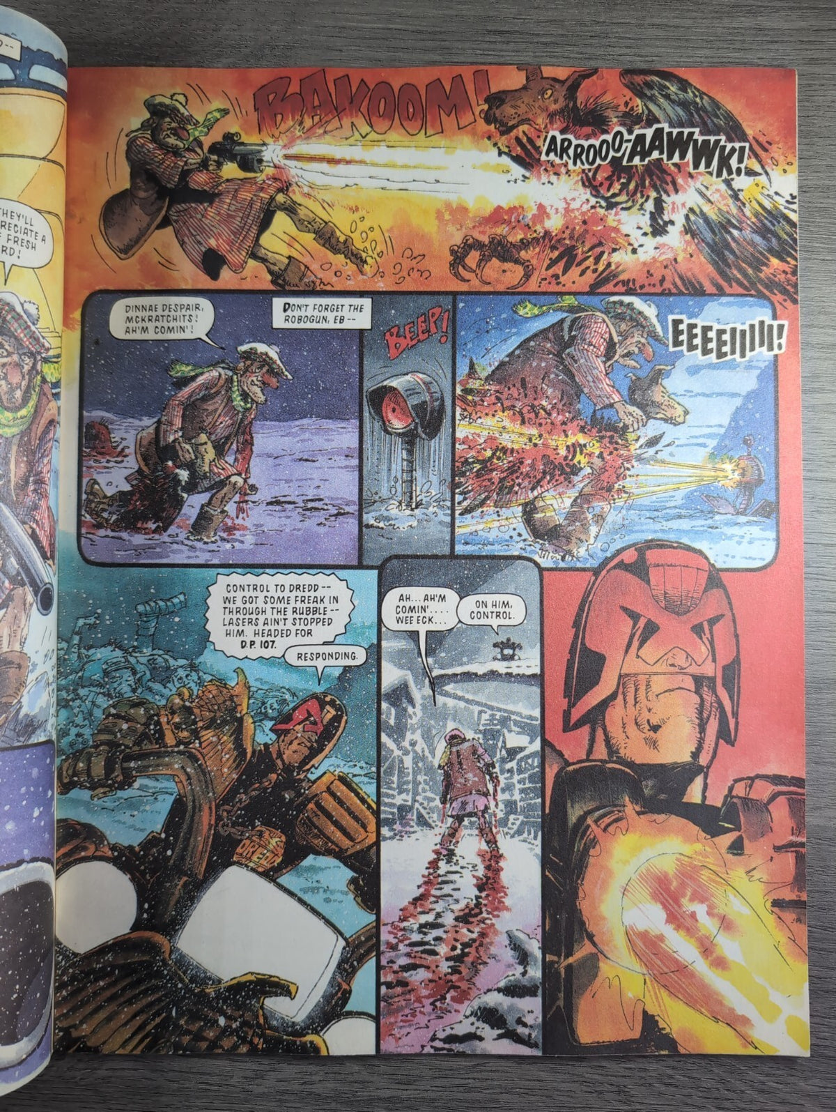 2000AD Prog 815 Featuring Judge Dredd Comic 26th Dec 1992 Vintage Retro Comic