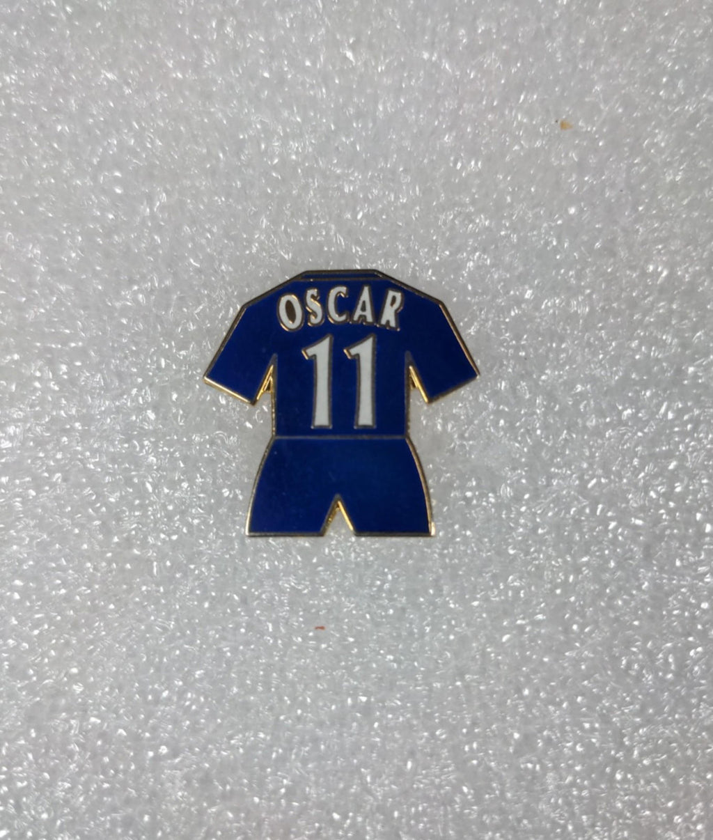 Chelsea Football Club Oscar No11 Shirt Enamel Pin Badge - Retrorama UK