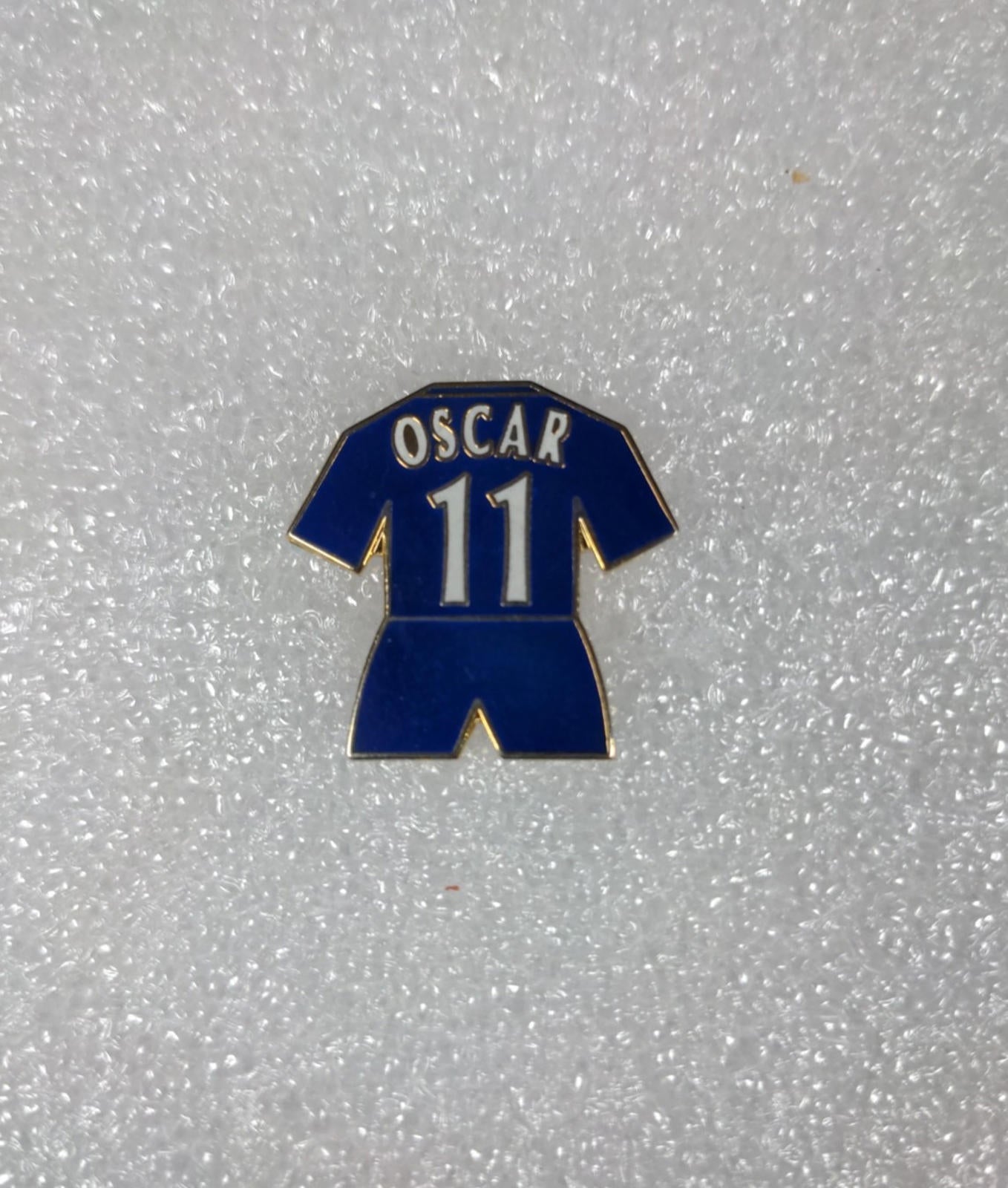 Chelsea Football Club Oscar No11 Shirt Enamel Pin Badge - Retrorama UK