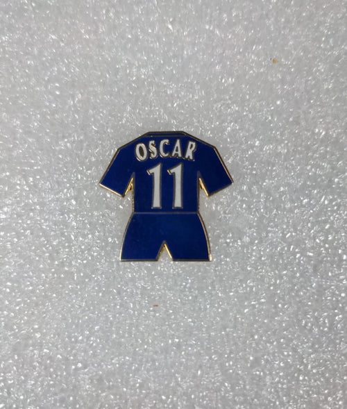 Chelsea Football Club Oscar No11 Shirt Enamel Pin Badge - Retrorama UK