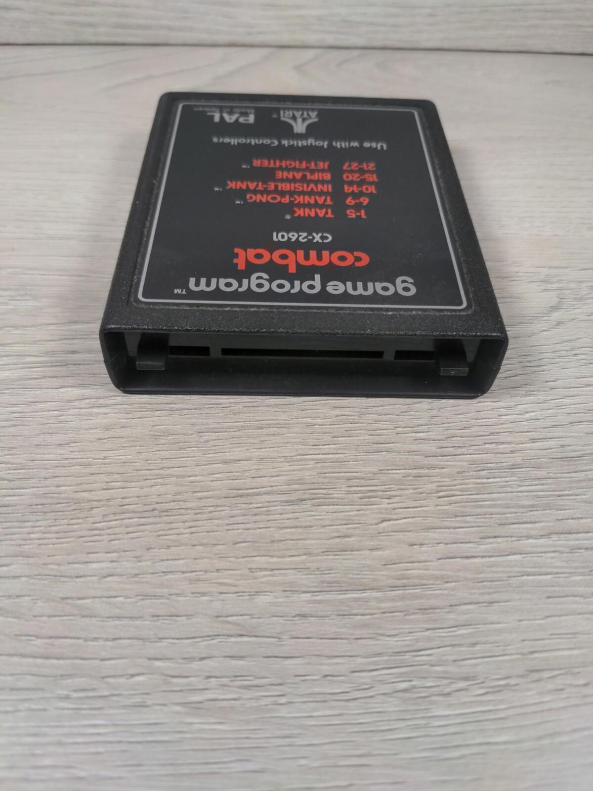 Atari 2600 Combat Cartridge & Manual Vintage Video Game Tested & Working