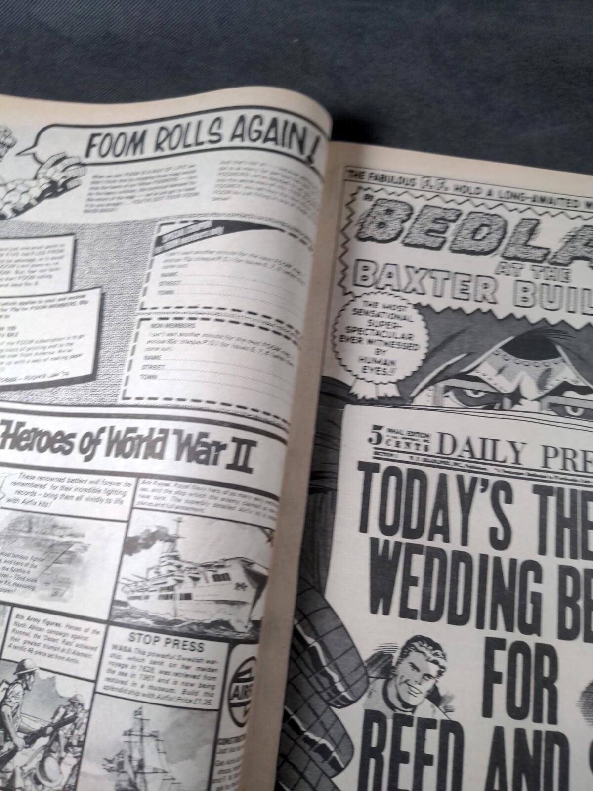 Mighty World of Marvel Issue No 92 July 1974 Marvel UK Vintage Comic