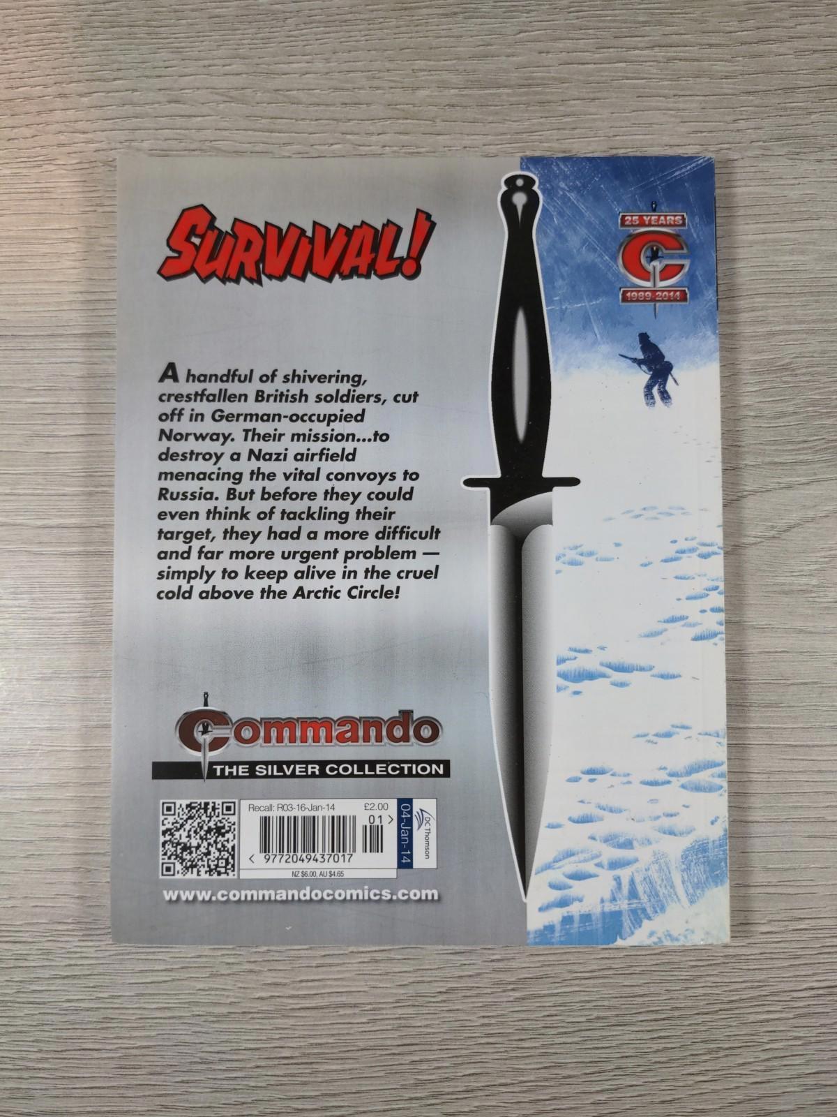 Commando Comic Issue Number 4670 Survival! - Retrorama UK