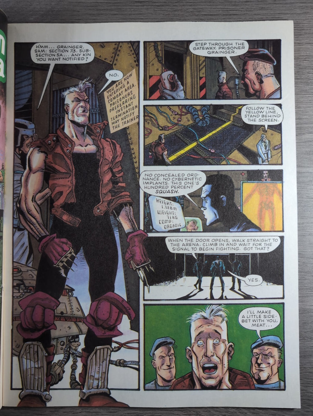 2000AD Prog 856 Featuring Judge Dredd Comic 9th Oct 1993 Vintage Retro Comic
