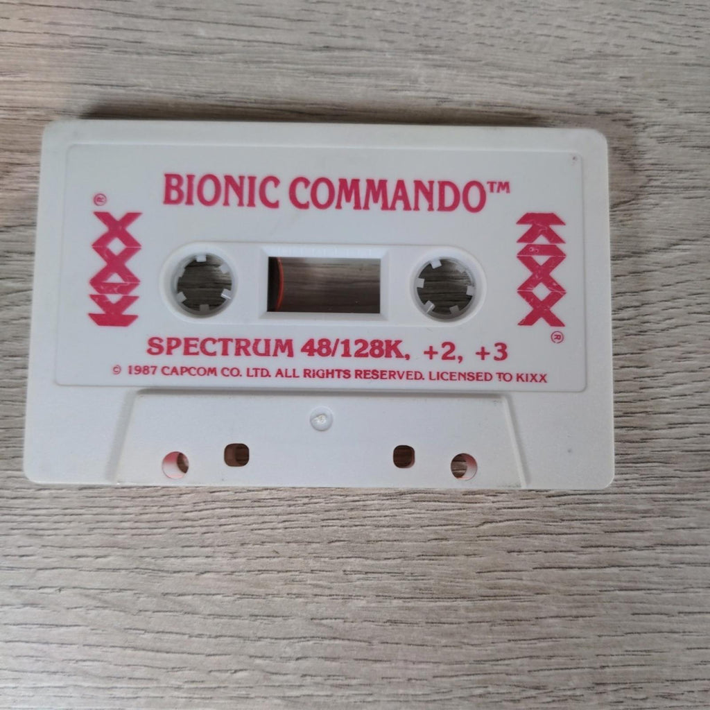 Bionic Commando ZX Spectrum 48/128K Game Casstette Capcom Tested & Working CIB