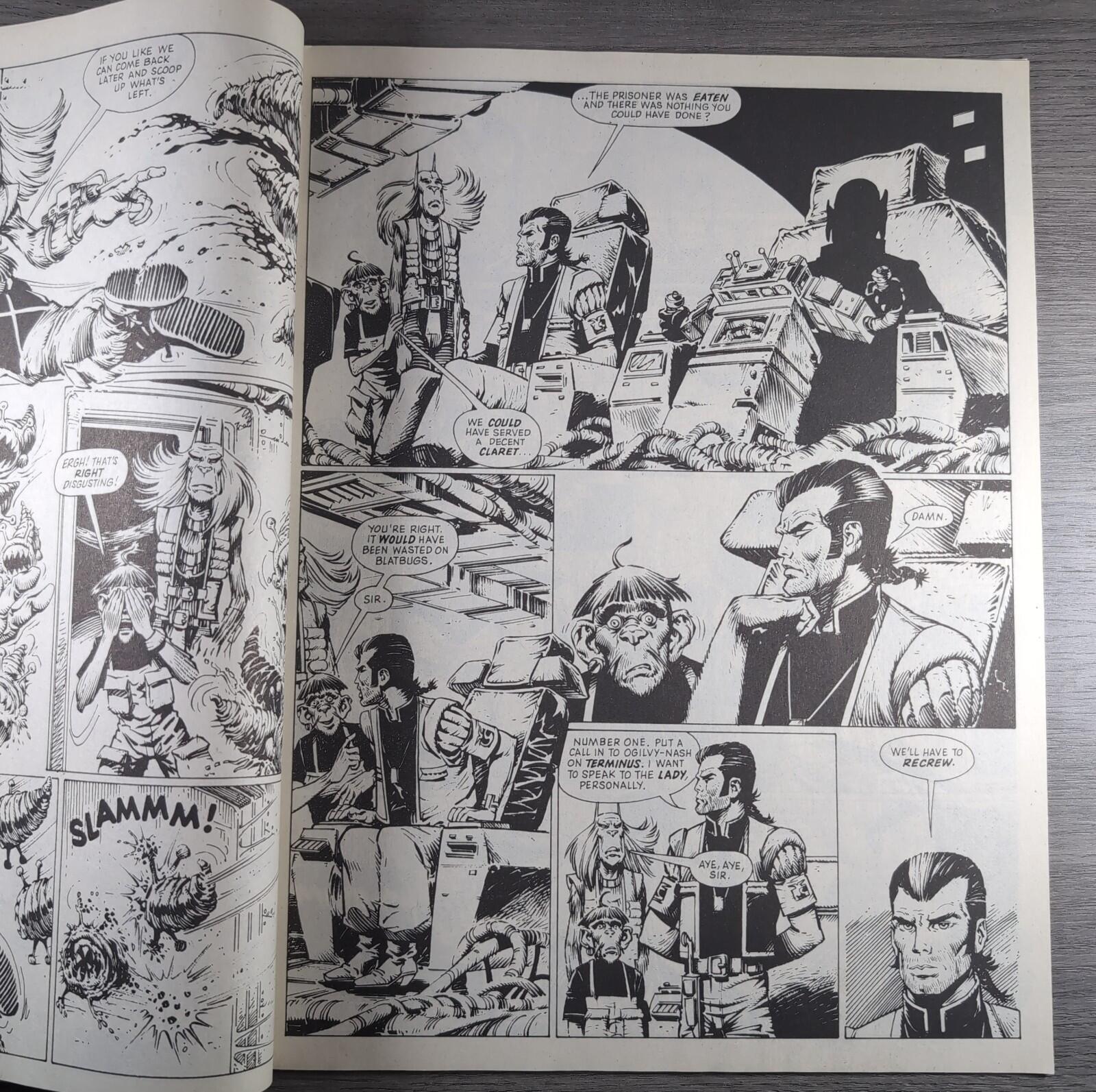 2000AD Prog 595 Featuring Judge Dredd 8th October 1988 Vintage Comic