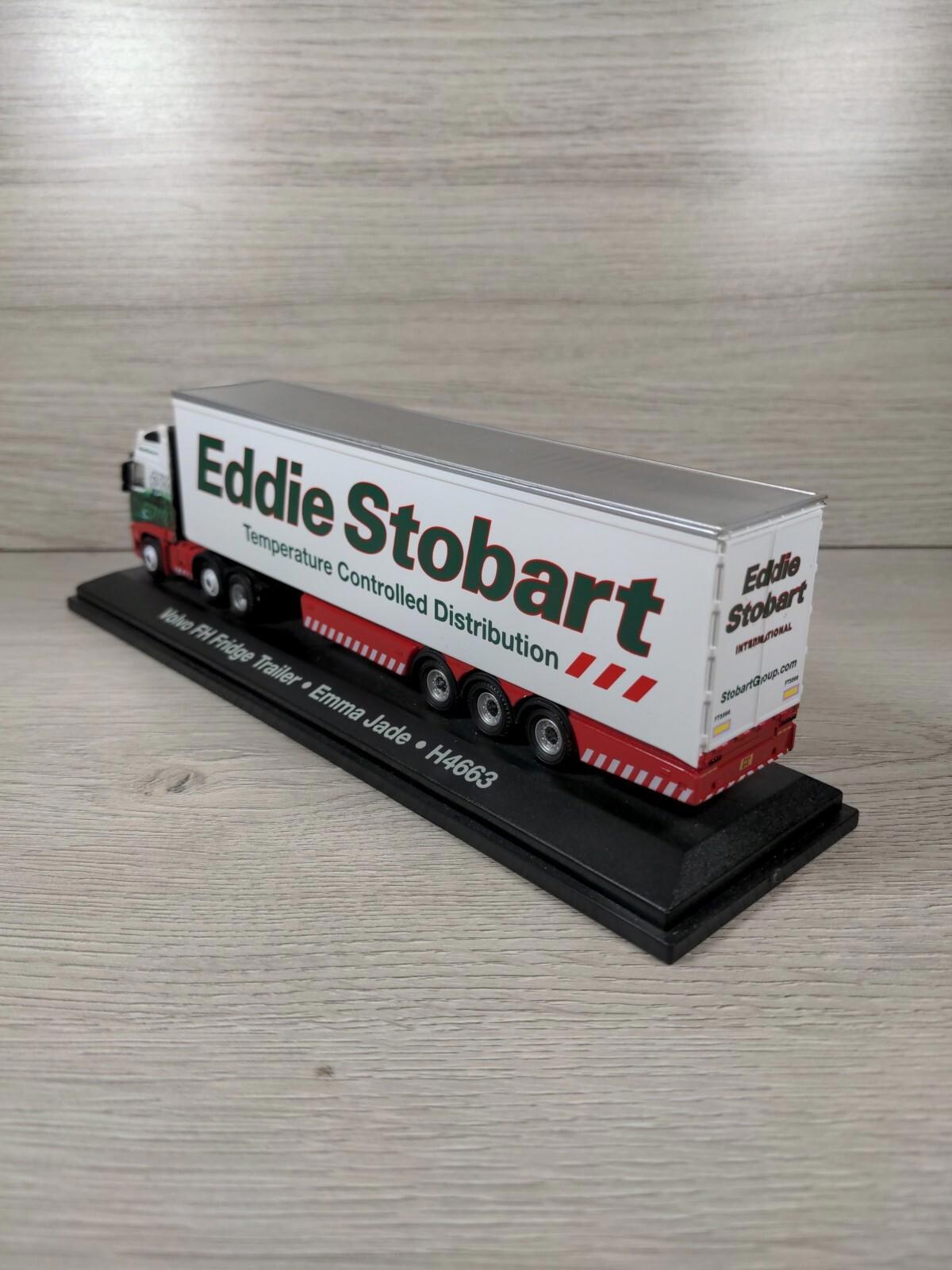 Atlas Editions Eddie Stobart Volvo FH Fridge Trailer - Emma Jade - H4663 Diecast - Retrorama UK