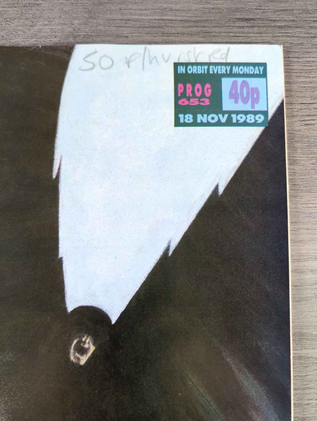 2000AD Prog 653 Featuring Judge Dredd Comic 18th Nov 1989 Vintage Retro Comic