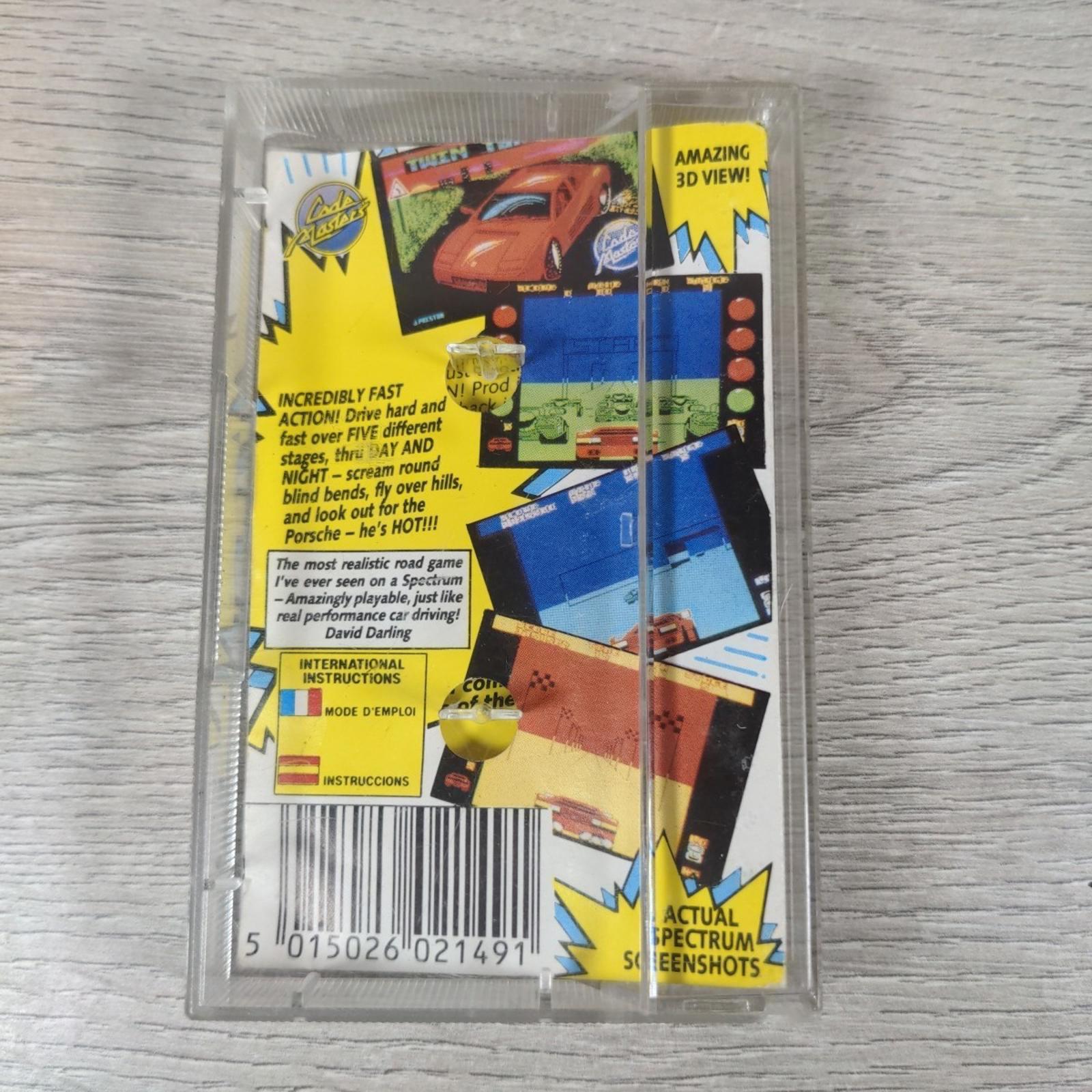 Twin Turbo V8 ZX Spectrum 48/128K Game Cassette Code Masters Tested & Working