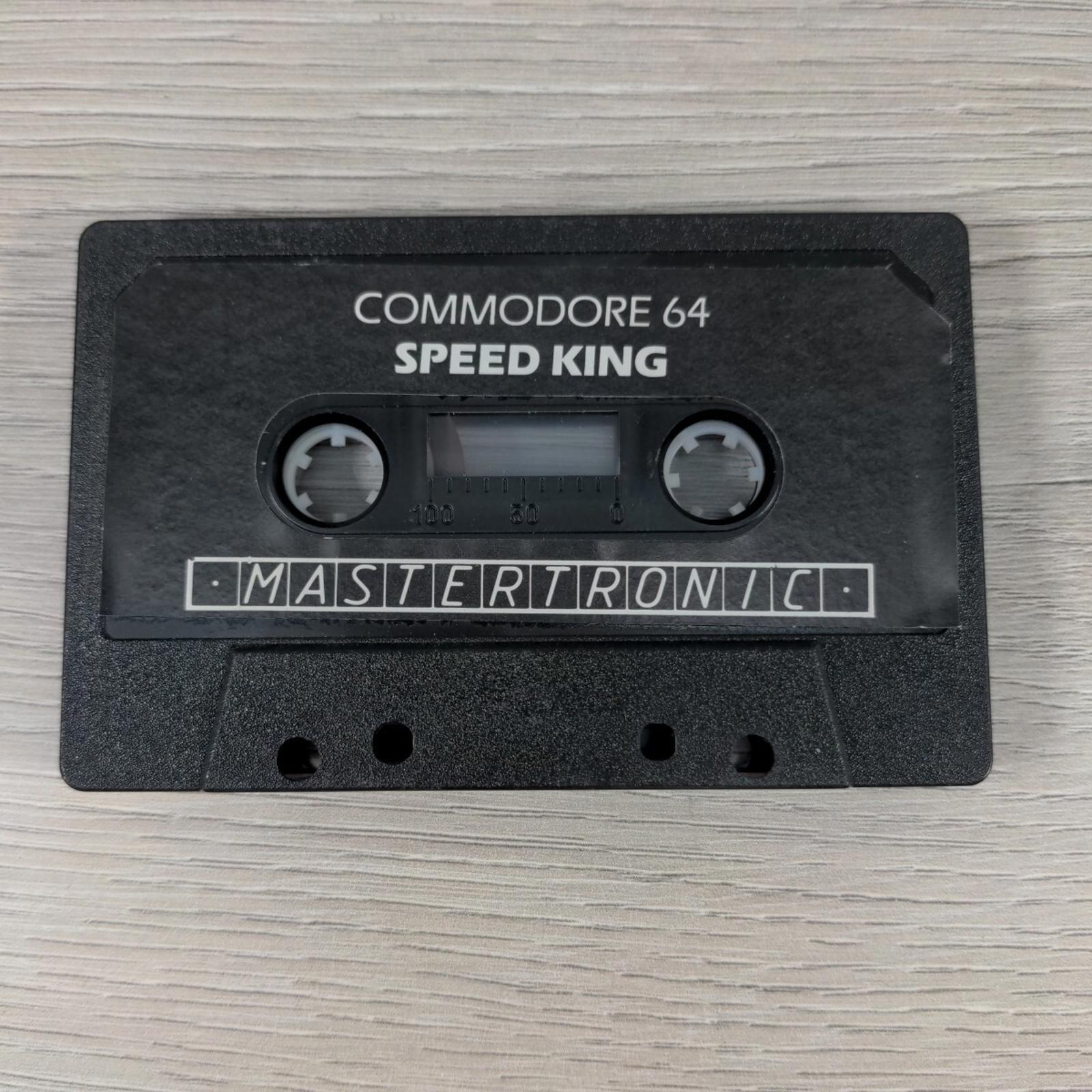 Speed King Commodore 64 C64 Game Cassette Mastertronic Tested & Working