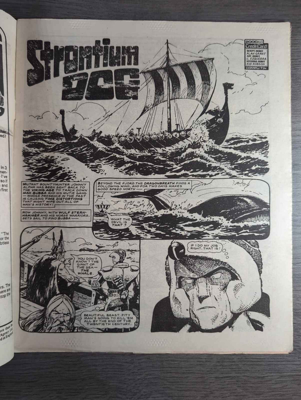 2000AD Prog 450 Featuring Judge Dread Comic 28th December 1985 Retro Comic