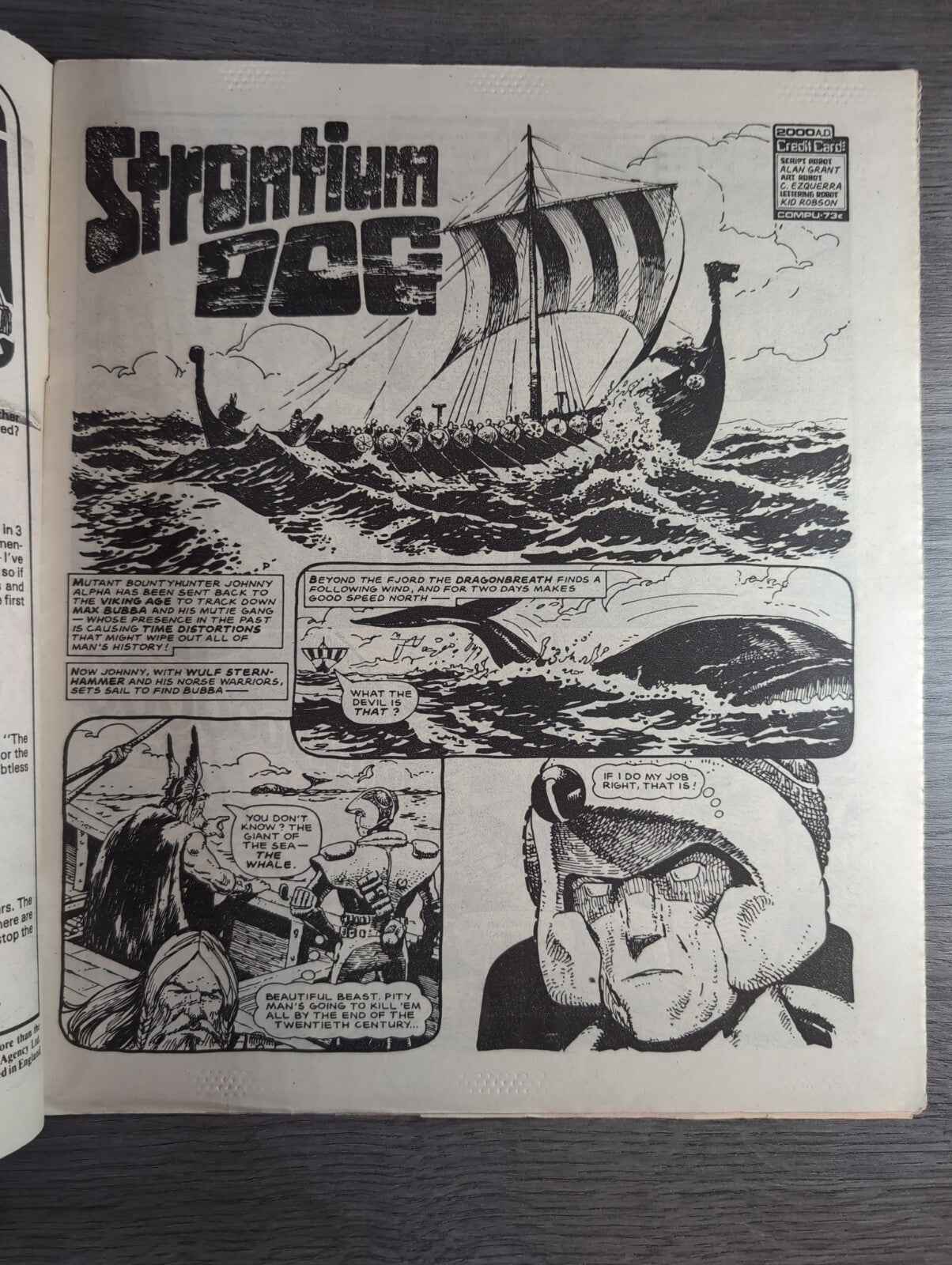 2000AD Prog 450 Featuring Judge Dread Comic 28th December 1985 Retro Comic