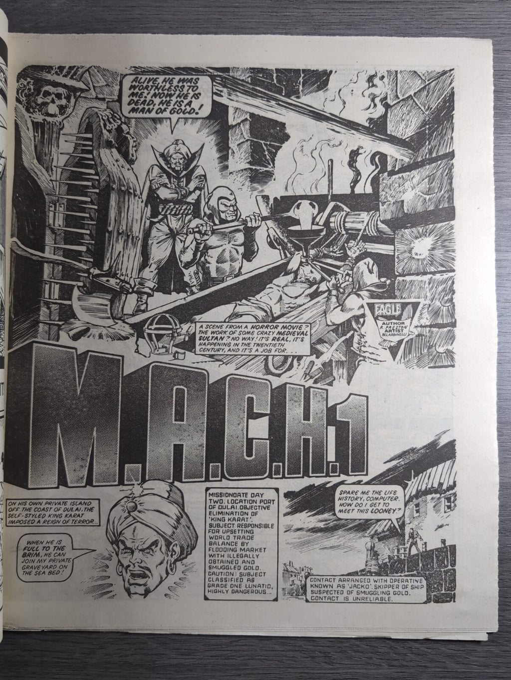 Eagle Comic Issue No. 252 17th Jan 1987 Vintage Retro UK Comic