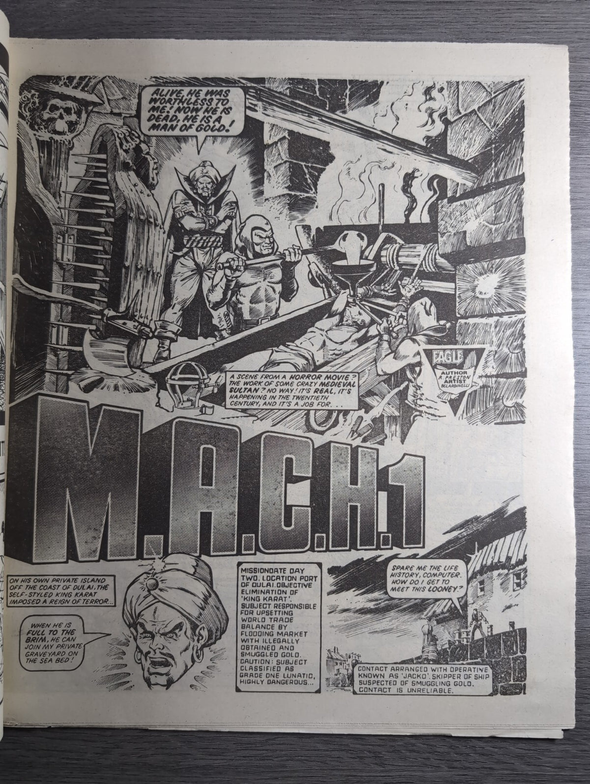 Eagle Comic Issue No. 252 17th Jan 1987 Vintage Retro UK Comic