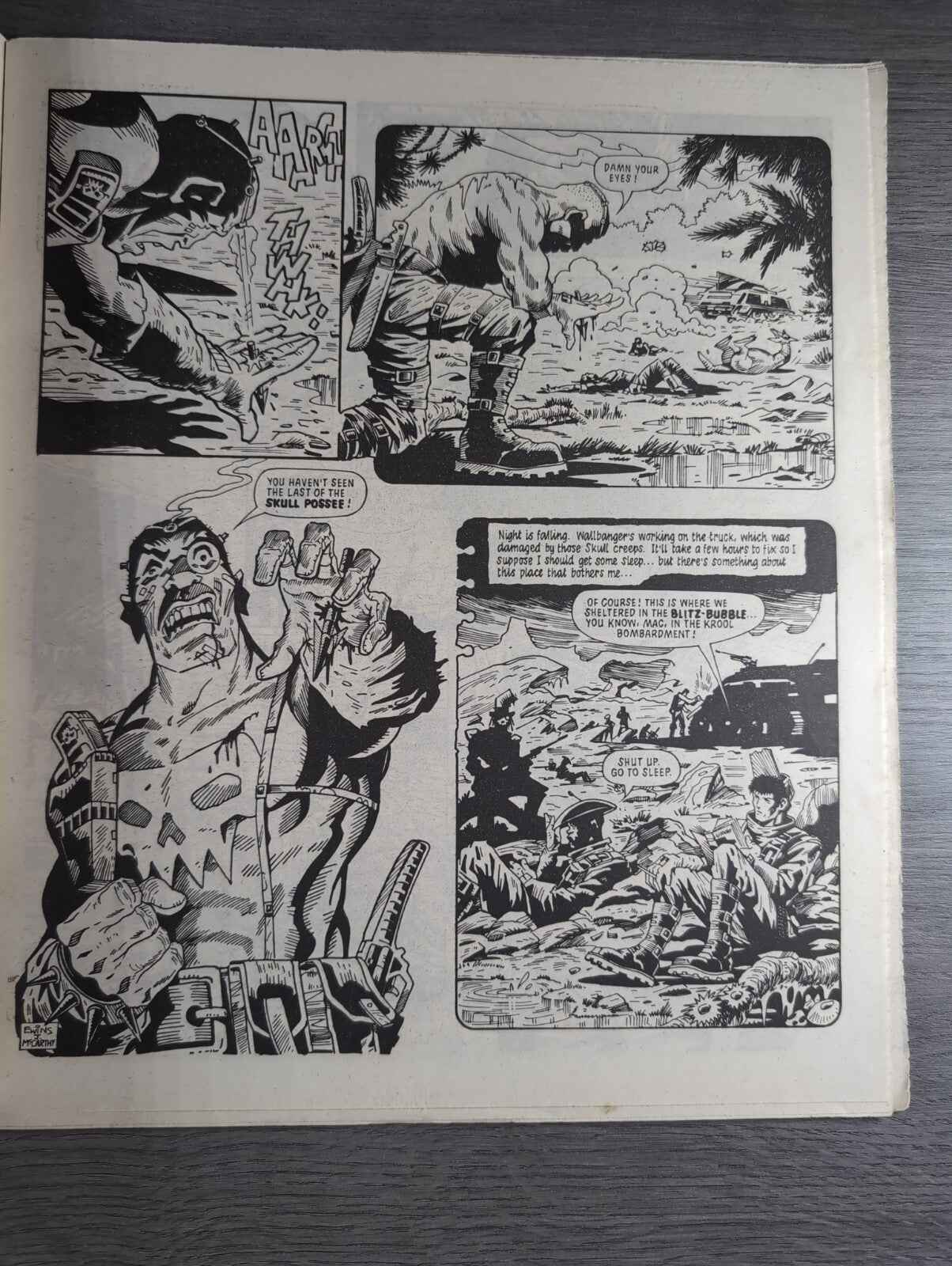 2000AD Prog 509 Featuring Judge Dread Comic 14th Feb 1987 Vintage Retro Comic