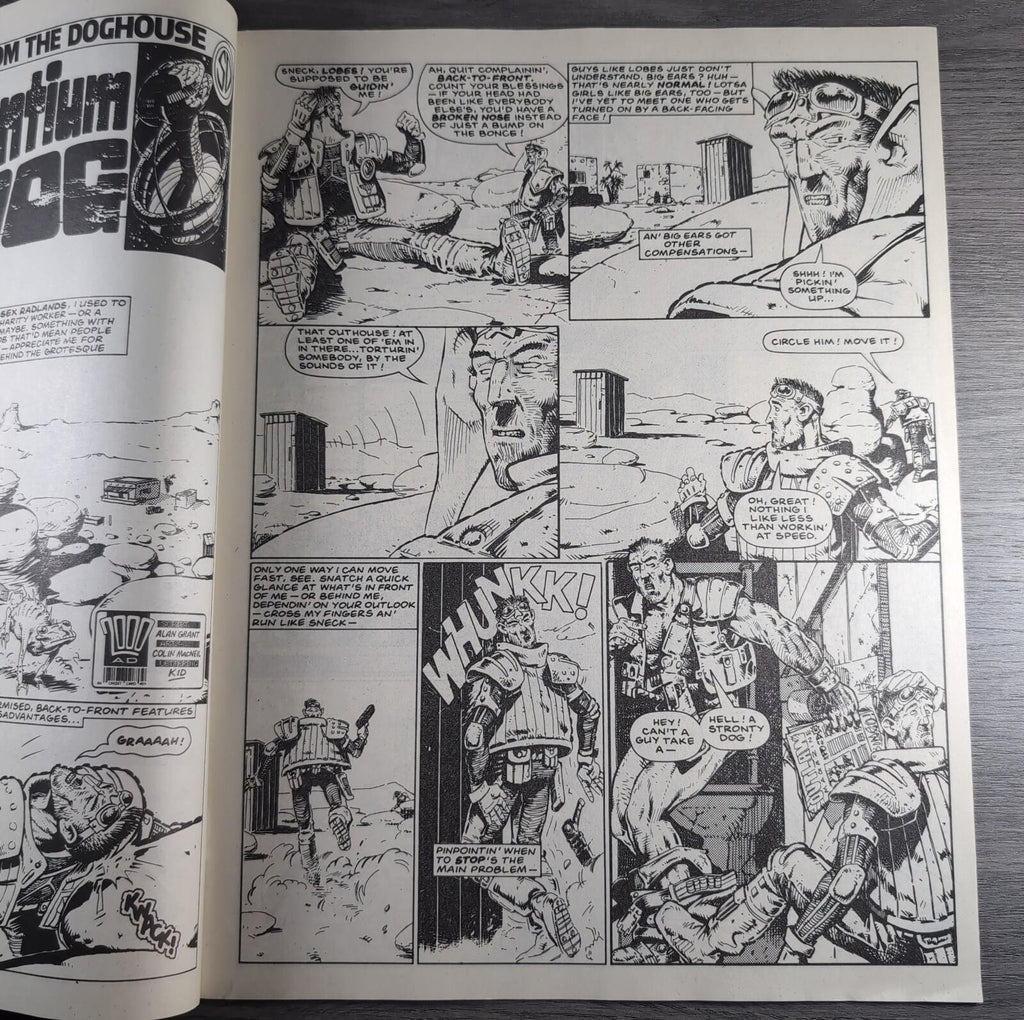 2000AD Prog 578 Featuring Judge Dredd 11th June 1988 Vintage Comic