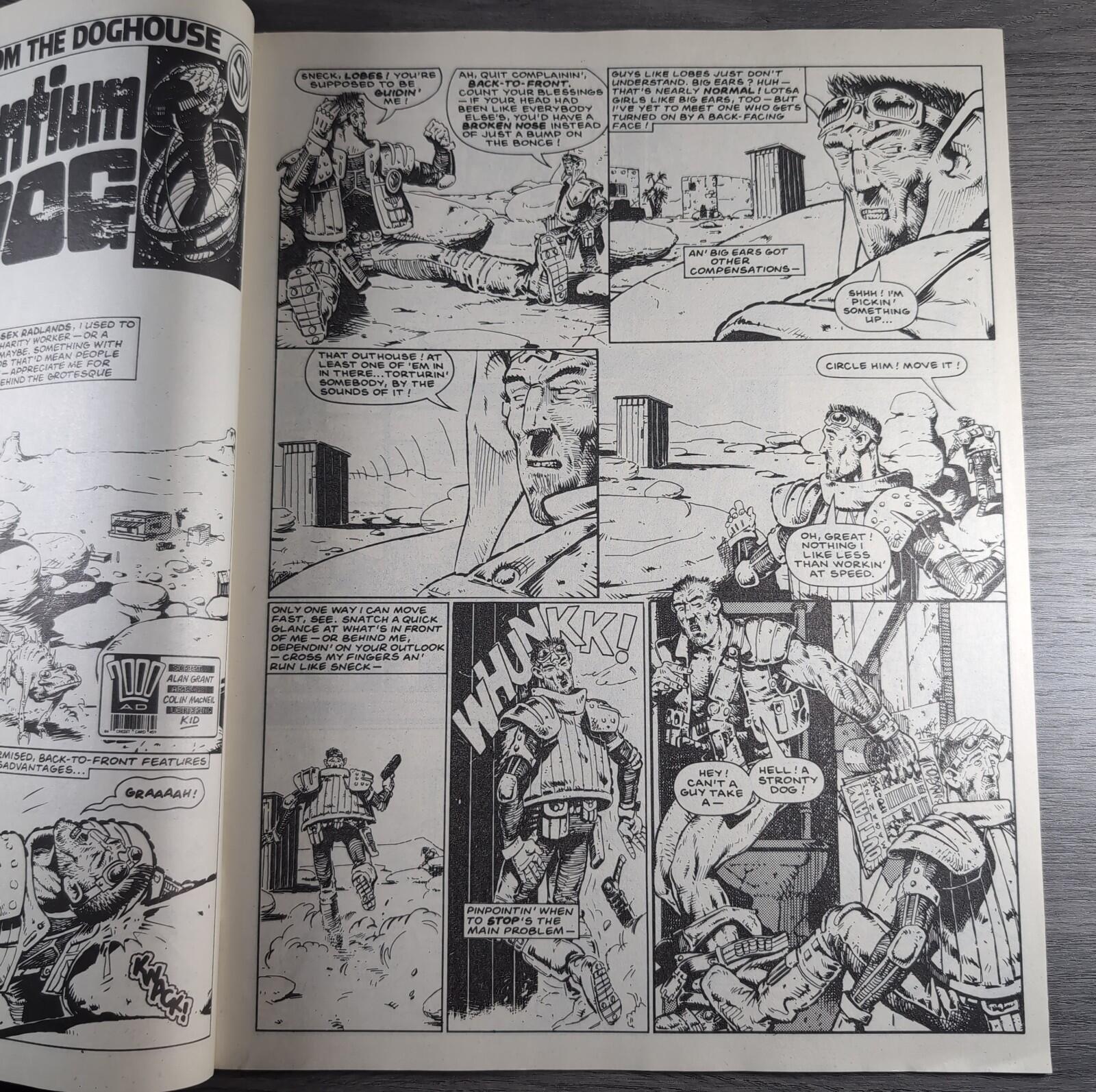 2000AD Prog 578 Featuring Judge Dredd 11th June 1988 Vintage Comic