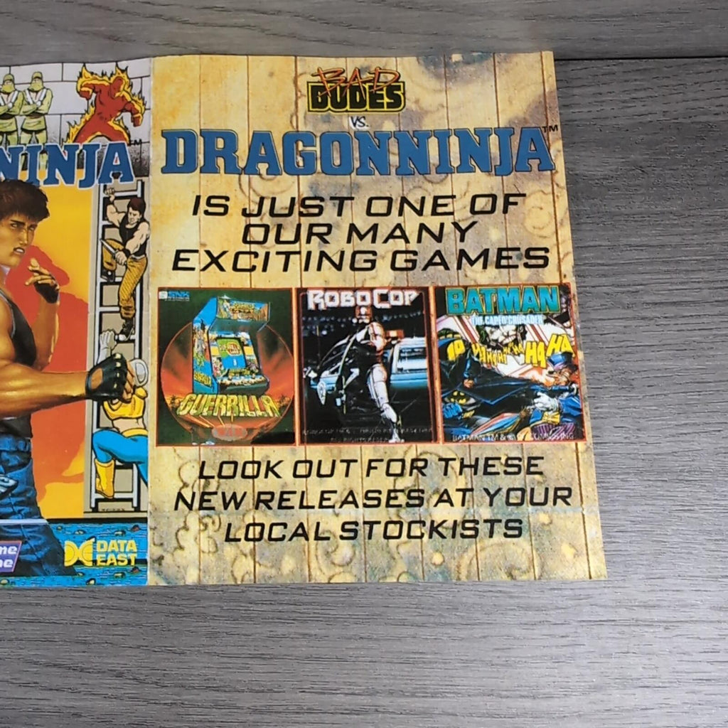 Dragon Ninja  ZX Spectrum 48/128K Game Cassette Tested & Working