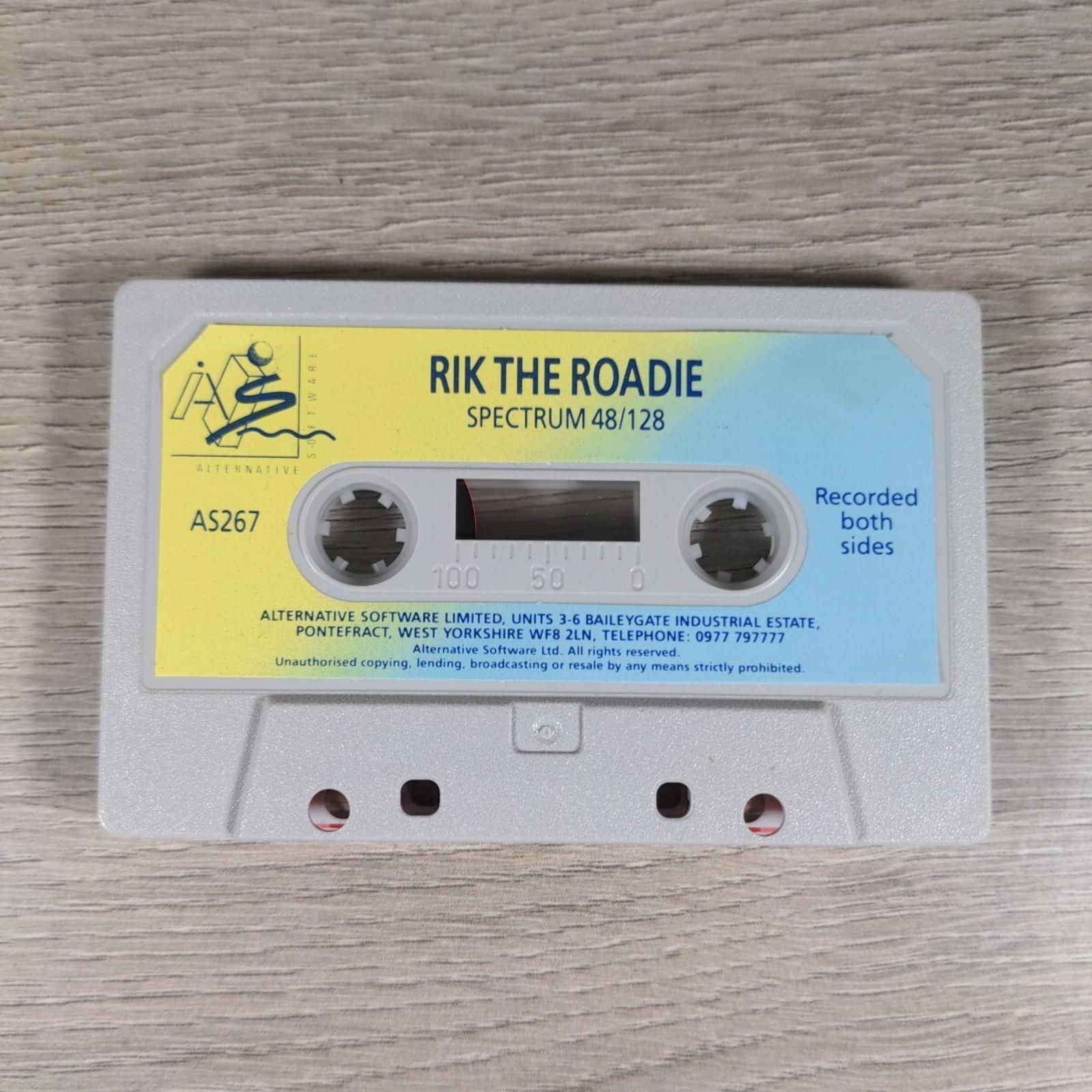 Rik The Roadie ZX Spectrum 48K 128K Game Cassette Tested & Working Vintage Game