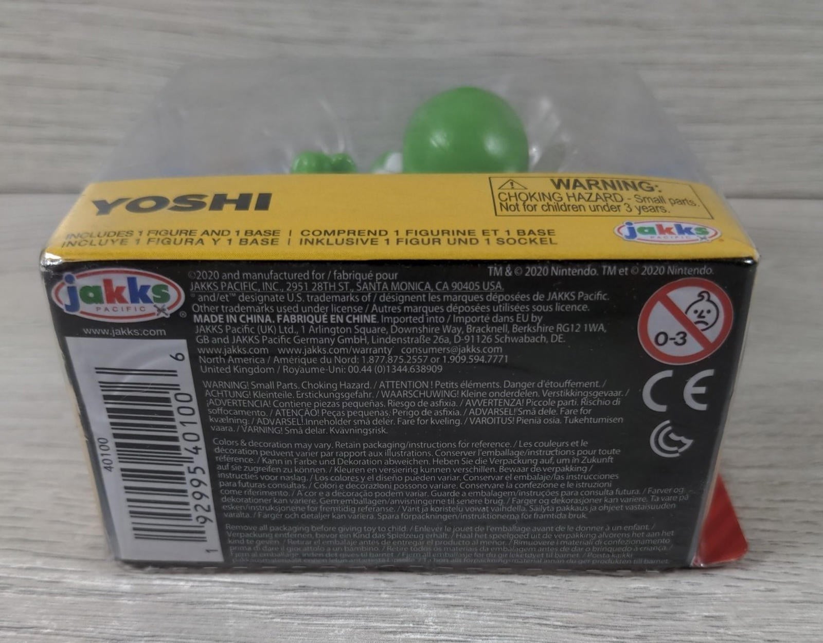 Super Mario Yoshi  6cm Action Figure Jakks Pacific - Factory Sealed Pack