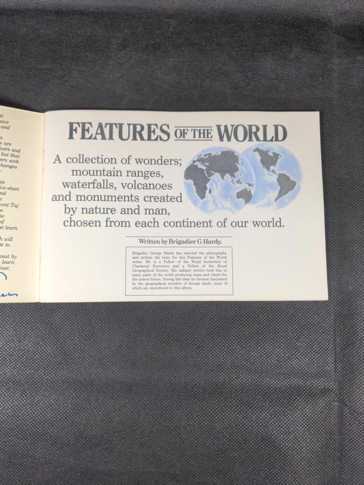Brooke Bond PG Tips Tea Card Blank Album Features Of The World