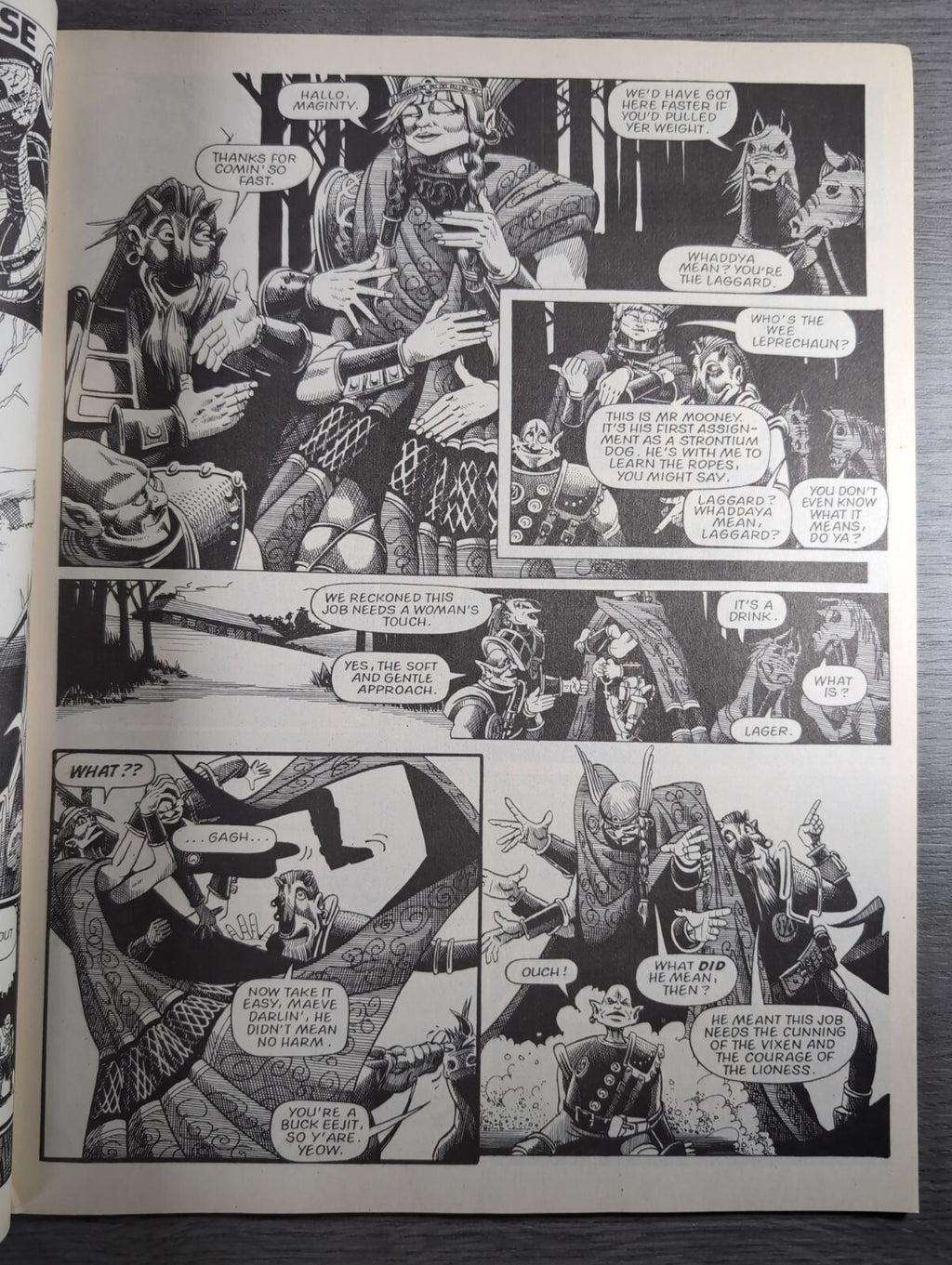 2000AD Prog 617 Featuring Judge Dread Comic 11th March 1989 Vintage Retro Comic