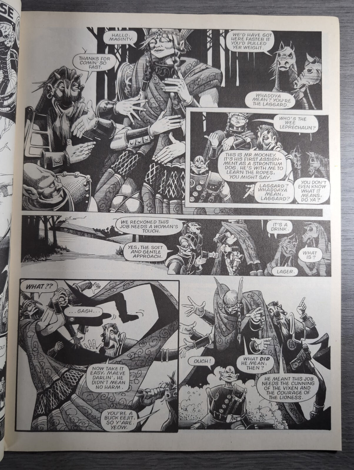 2000AD Prog 617 Featuring Judge Dread Comic 11th March 1989 Vintage Retro Comic