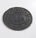 Kinnettles Parish Church 1 Table Token Year 1864 Victorian Era