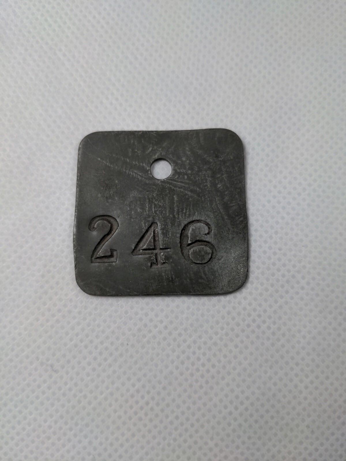 Smithywood Unit No 246 N.C.B. Miners Pit Check Token Tally